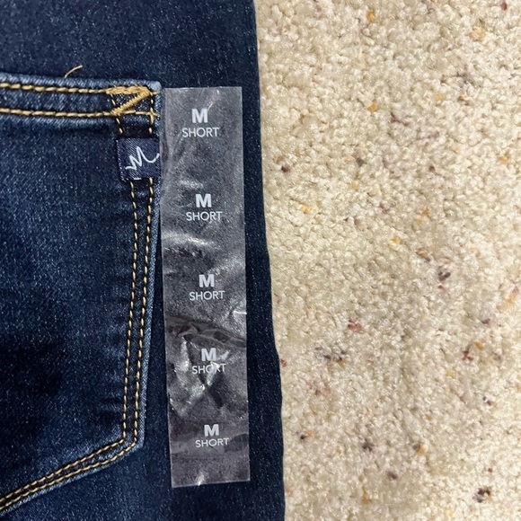 Maurice’s jeggings jeans medium M short‎ red plaid lined NEW NWT mid rise - Picture 9 of 9